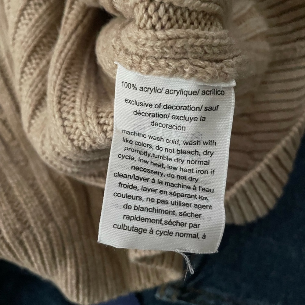 Tommy Hilfiger cable knit dolman sleeve sweater - Picture 7 of 7